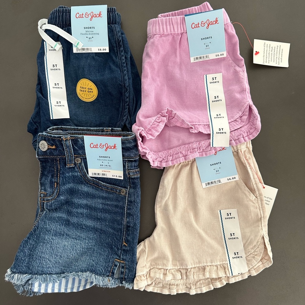 NWT Cat & Jack Assorted Short Set